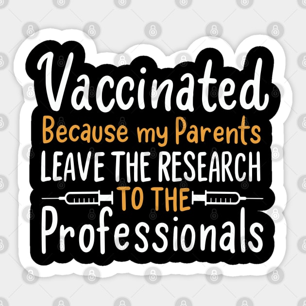 Pro Vaccine Sticker by Design Seventytwo